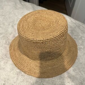 J.Crew Raffia Bucket Hat